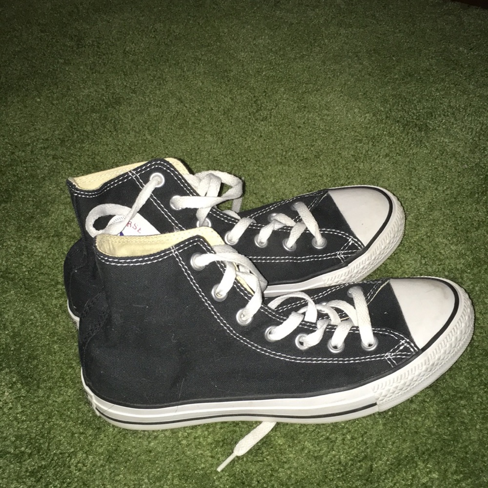 High top black converse